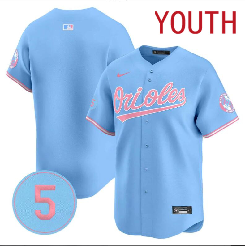 Youth  Baltimore Orioles blank white 2024 Nike MLB jersey
